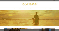 Desktop Screenshot of exhale-therapy.com